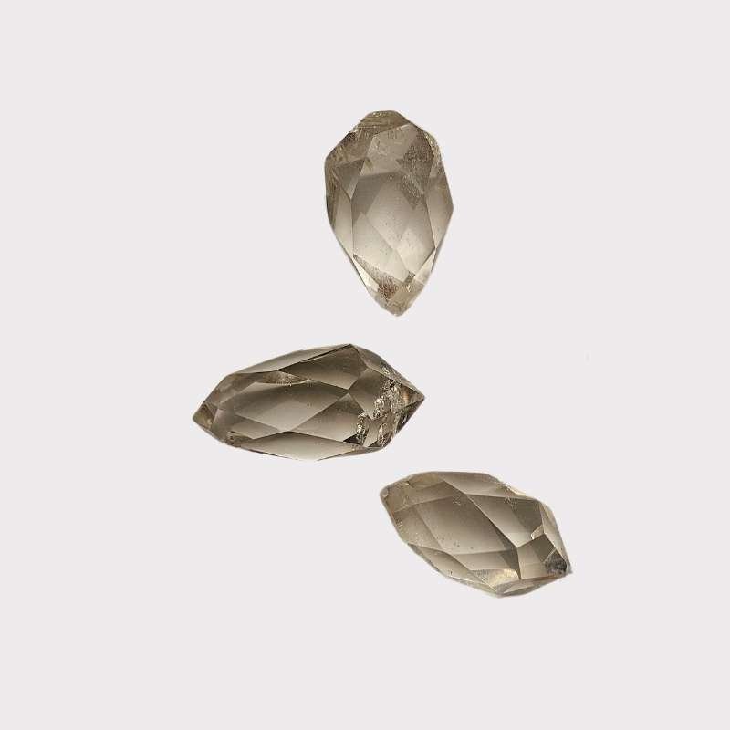 Noor Briolette in Primo Smoky Quartz - Image 7