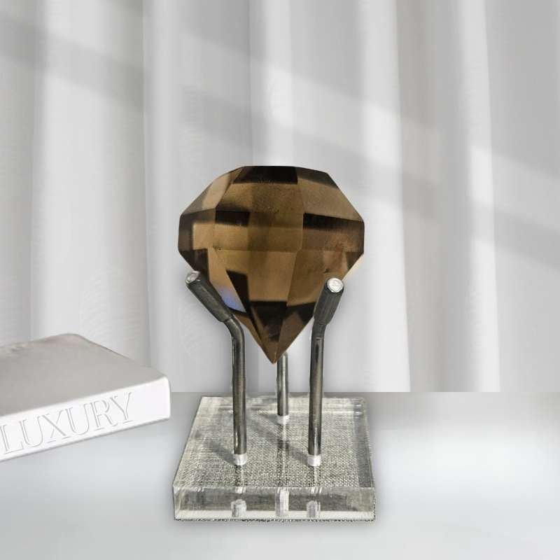 Nala Solitaire in Primo Smoky Quartz - Image 3
