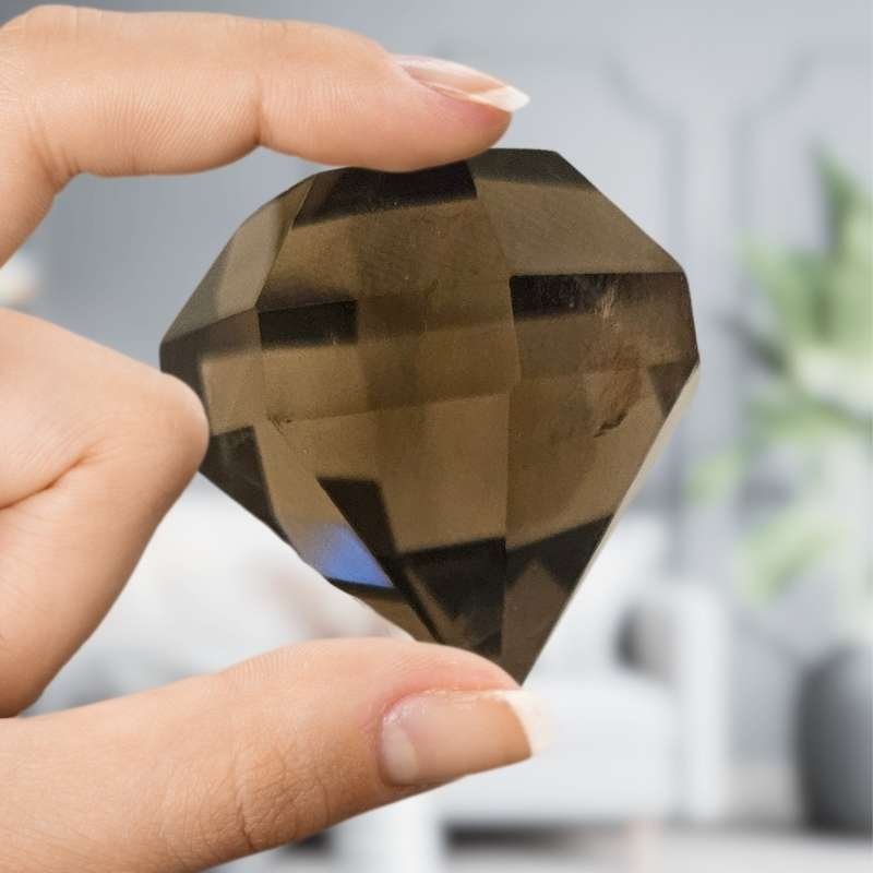 Nala Solitaire in Primo Smoky Quartz - Image 2