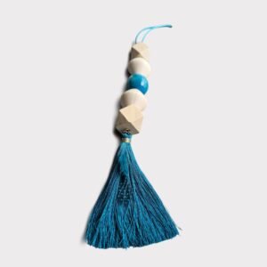 Aurora Tassel in Blue Agate - Image 4