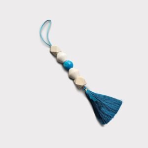 Aurora Tassel in Blue Agate