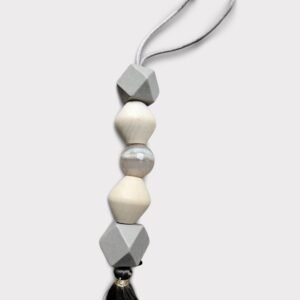 Aurora Tassel in Gray Agate - Image 3