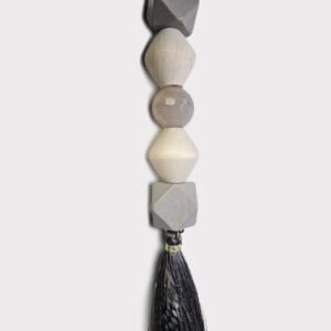 Aurora Tassel in Gray Agate - Image 2