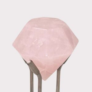 Nala Solitaire in Rose Quartz
