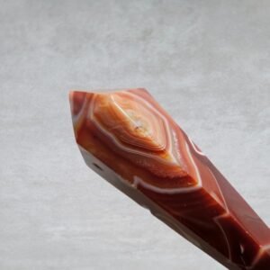 Ariah Scepter in Black & Red  Sardonyx