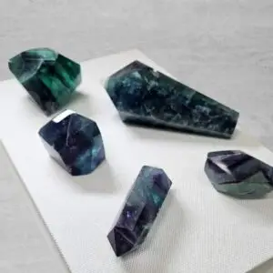 Rainbow Flourite Vignette Set