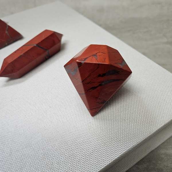 Nala Solitaire in Red Jasper - Image 2