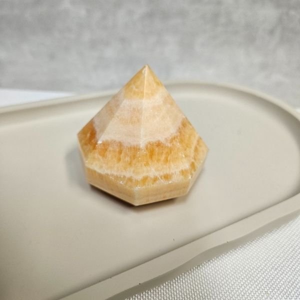 Nala Solitaire in Honey Calcite - Image 6